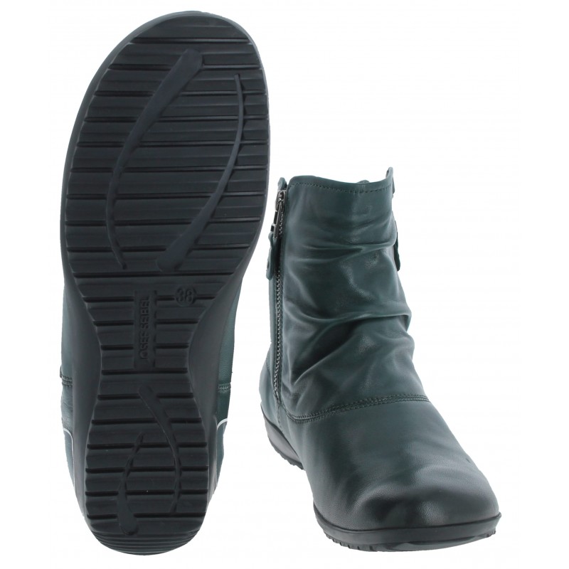 Josef Seibel Naly 24 Ankle Boot in Petrol Leather